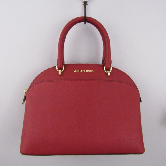 Michael Kors Handbags - Michael Kors EMMY Scarlet LG DOME SATCHEL